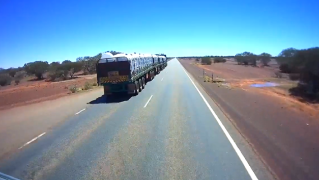 VIDEO: 72-Wheel Semi Truck Seems to go on FOREVER!