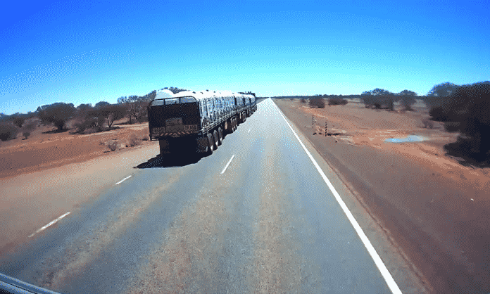 VIDEO: 72-Wheel Semi Truck Seems to go on FOREVER!