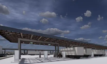 First electric-only “Megawatt E-Truck Stop” will be built in California.