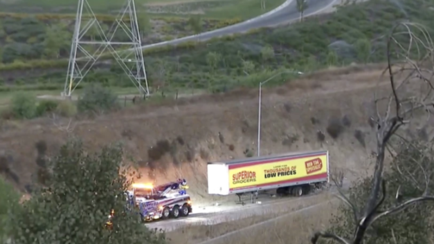 Two people decapitated in a drunken crash with a semi truck in San Fernando Valley.