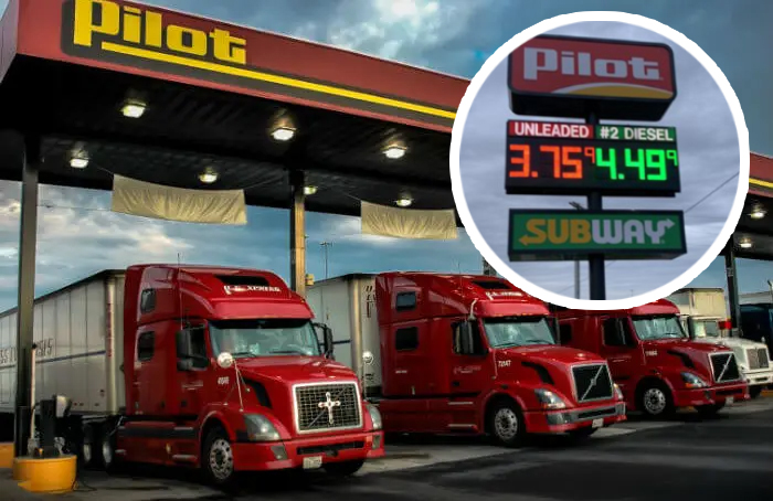 Trucking industry hammered by rising fuel prices and driver shortages.