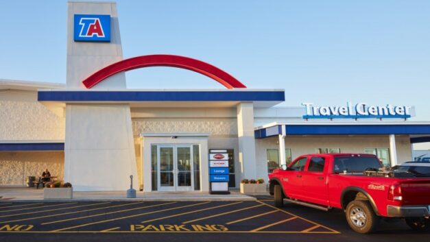 The recently acquired TA truck stop, according to the company, would be one of the largest in the United States, with around 900 truck parking spaces.