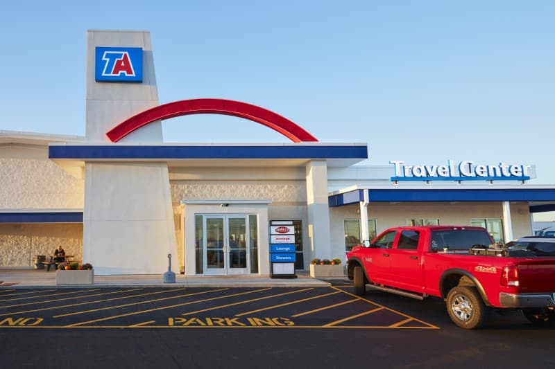 The recently acquired TA truck stop, according to the company, would be one of the largest in the United States, with around 900 truck parking spaces.