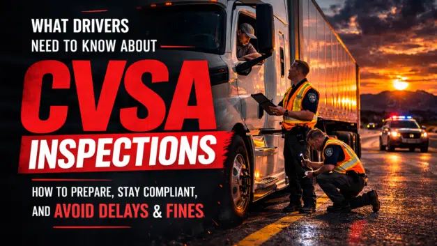 What Drivers Need to Know About CVSA Inspections